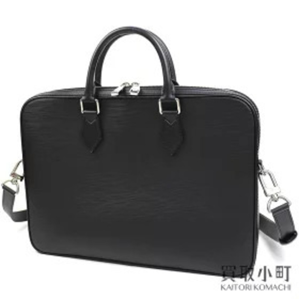 Louis Vuitton Dandy Briefcase Epi Noir Black Shoulder Bag Business Black